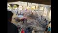 حصيلة أولية  7 مصابين وجثة طفل في حادث انهيار مسجد بدر (6)