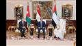 السيسي يستقبل ملك الأردن وولي عهد أبوظبي في قصر الاتحادية