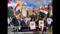 الجالية المصرية بلندن تستقبل المفتي بالأعلام