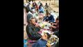 مائدة إفطار جماعي فرحة بعيد الفطر في كفر الشيخ  