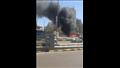 حريق سيارة بكورنيش الإسكندرية