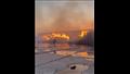 فيديو.. اللقطات الأولى لموقع حريق مصنع ملابس في المنوفية