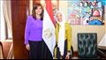وزيرة الهجرة تستقبل أول مصرية تصل قمة جبال إيفرست
