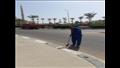 عمال النظافة ينتشرون في شوارع شرم الشيخ  (5)