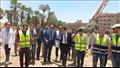 نائب محافظ المنيا يتابع إنشاء مستشفى بني مزار العام 