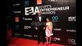 وصول ساويرس ونيللي كريم وزوجها حفل توزيع جوائز EEA 