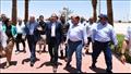 رئيس الوزراء يتفقد أعمال تطوير مدخل شرم الشيخ
