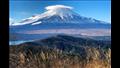 بركان جبل فوجي ارتفاعه أكثر من 3300 متر