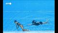 إنقاذ سباحة أمريكية من الغرق بعد أن أغمى عليها خلال بطولة للألعاب المائية