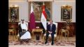 الرئيس السيسي وأمير قطر يطلقان مبادرة لدعم الشعب ا
