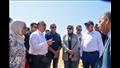 محافظ الإسكندرية يتفقد أعمال إصلاح ماسورة مياه رئيسية في القباري
