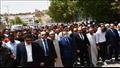 محافظ أسوان يتقدم الجنازة العسكرية لشهيد الواجب النقيب مصطفى علام
