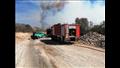 حريق مزرعة غابات الصرف الصحي في سوهاج