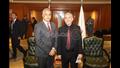 لقاء حسن شحاتة مع مصطفى بيرم وزير العمل اللبناني