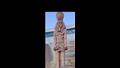تمثال رمسيس الثاني المشوه في مطروح 