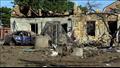منزل مدمر بقصف روسي على مدينة أوديسا الساحلية