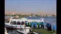 محافظ الأقصر يتفقد حملة تنظيف نهر النيل