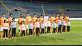 مشاركة 22 طفلًا من مصابي الحروق قبل مباراة بالدوري