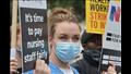 إضراب جديد لموظفى الخدمات الصحية في إنجلترا وويلز