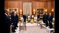 رئيسة الهند تستقبل الرئيس عبد الفتاح السيسي في قصر راشتراباتي بهافان الجمهوري بنيودلهي 