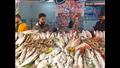 الأسماك داخل سوق بورسعيد الحضاري