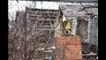 قال مسؤولون أوكرانيون إن حوالي 14 منزلا تضررت بشدة