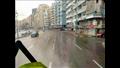 انتظام حركة المرور بالإسكندرية رغم الأمطار (2)
