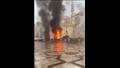 حريق بجوار مسجد أبو العباس المرسي (1)