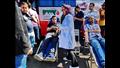 طوابير المصريين للتبرع بالدم  من أجل غزة 