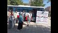 العشرات من طلاب المنيا يتبرعون لمصابي غزة
