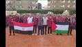 رفع العلم المصري والفلسطيني داخل مدارس أسيوط  (3)