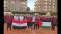 رفع العلم المصري والفلسطيني داخل مدارس أسيوط  (8)