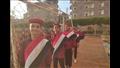 طلاب يرتدون العلم المصري