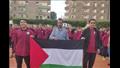 رفع العلم المصري والفلسطيني داخل مدارس أسيوط  (4)