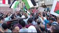 الآلاف في المنيا يتظاهرون احتجاجًا على الاحتلال الإسرائيلي على غزة 