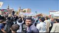 أهالي الأقصر يحتشدون في ميدان ابو الحجاج وسط الأقص