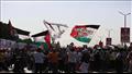 الآلاف يتظاهرون أمام النصب التذكاري للجندي المجهول دعما لفلسطين 