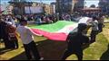 علم فلسطين يزين وقفة تضامنية في بورسعيد