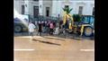إصلاح كسر ماسورة مياه أمام مجمع محاكم المنشية في الإسكندرية- صور (9)