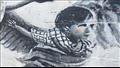 جدارية طفل فلسطيني