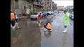 كسح مياه الأمطار من شوارع بورسعيد