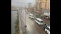 حركة المرور منتظمة في الإسكندرية رغم الأمطار (1)
