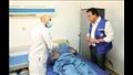 وزير الصحة يزور مصابي غزة