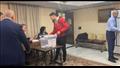 توافد المصريين للتصويت في الانتخابات الرئاسية بإسب