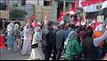 محافظ المنيا يقود مسيرة لحث المواطنين على المشاركة في الانتخابات (2)