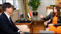وزيرة الهجرة تستقبل حسين زناتي