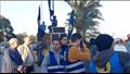 احتفالات في شوارع بني سويف بفوز الرئيس السيسي