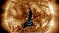 صورة من ناسا توضح حجم الثقب في غلاف الشمس