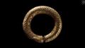 خاتم شعر ذهبي في مدفن من العصر البرونزي في ويلز