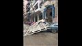 تهشم 3 سيارات سقطت عليها ألواح خشبية بسبب الرياح في بورسعيد